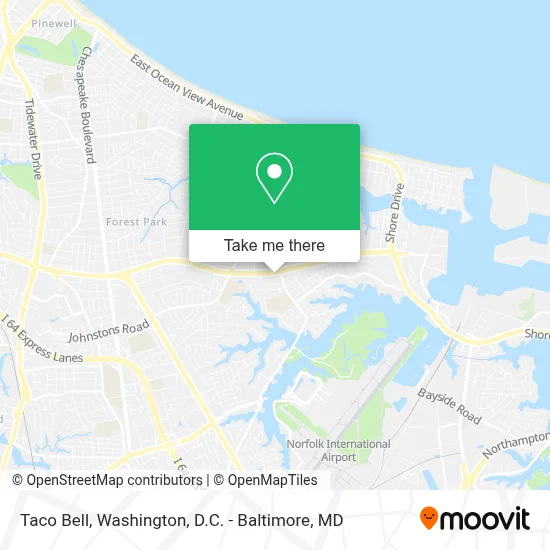 Taco Bell map