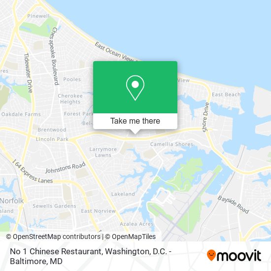 Mapa de No 1 Chinese Restaurant