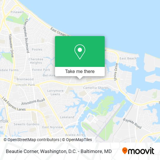 Beautie Corner map