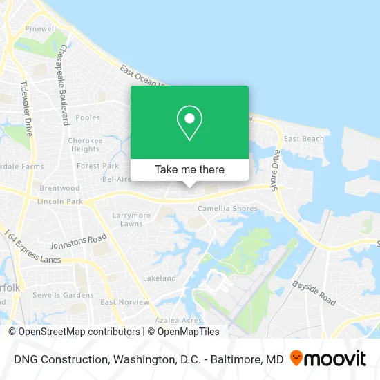DNG Construction map