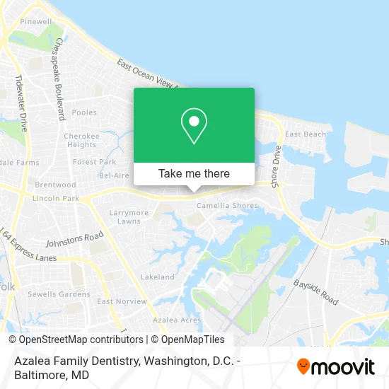 Azalea Family Dentistry map
