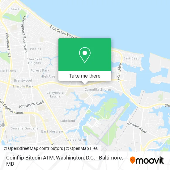 Coinflip Bitcoin ATM map