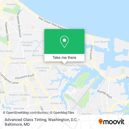 Advanced Glass Tinting map
