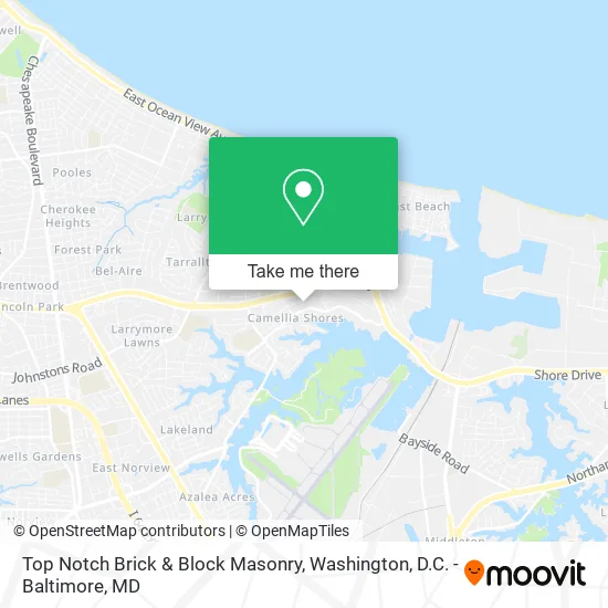 Top Notch Brick & Block Masonry map