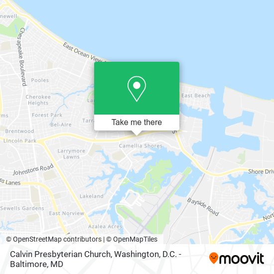 Calvin Presbyterian Church map