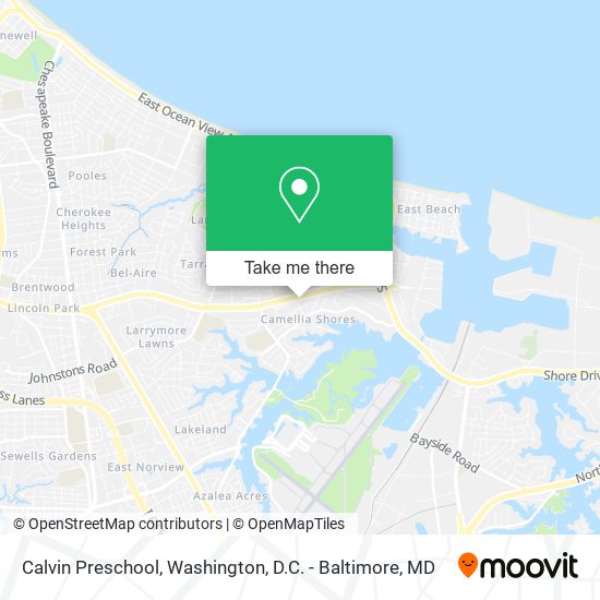 Mapa de Calvin Preschool