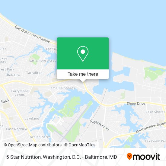 Mapa de 5 Star Nutrition