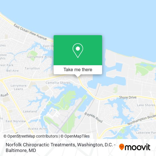 Mapa de Norfolk Chiropractic Treatments