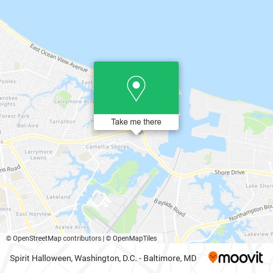 Mapa de Spirit Halloween