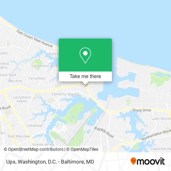 Ups map