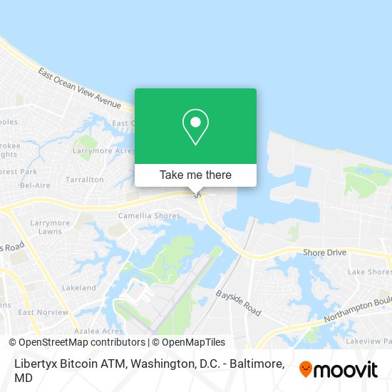 Mapa de Libertyx Bitcoin ATM