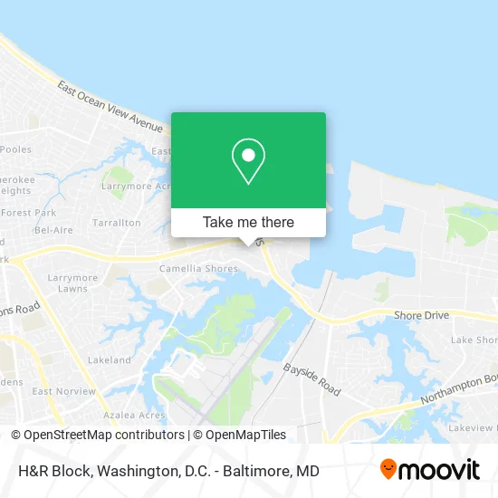 H&R Block map
