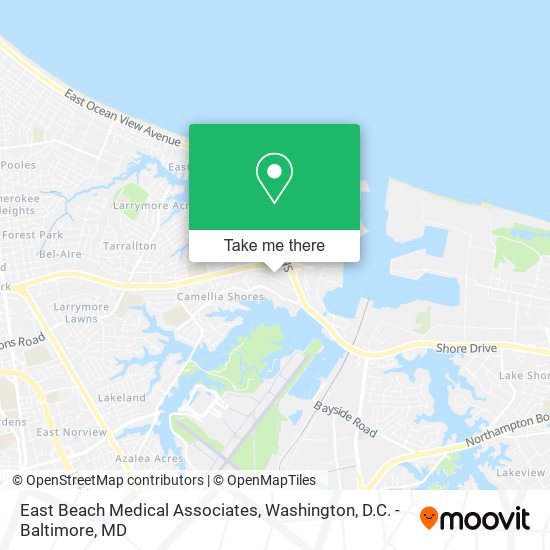 Mapa de East Beach Medical Associates