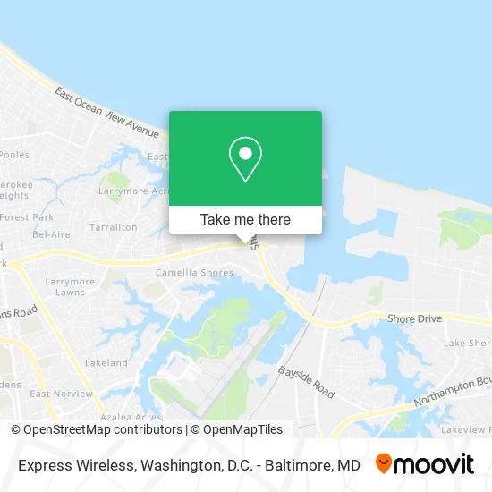 Express Wireless map