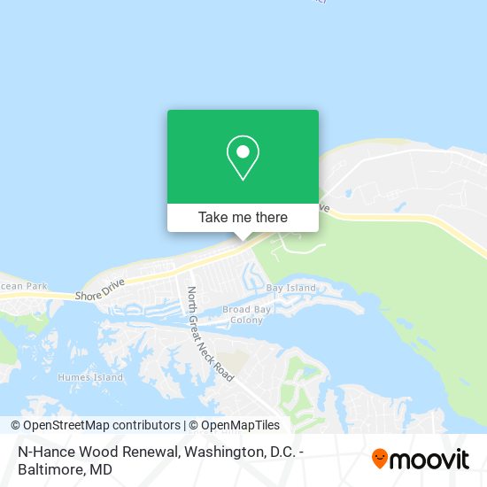 N-Hance Wood Renewal map