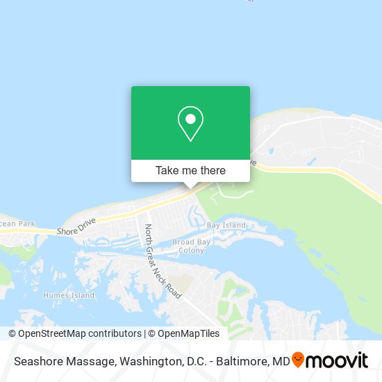 Mapa de Seashore Massage