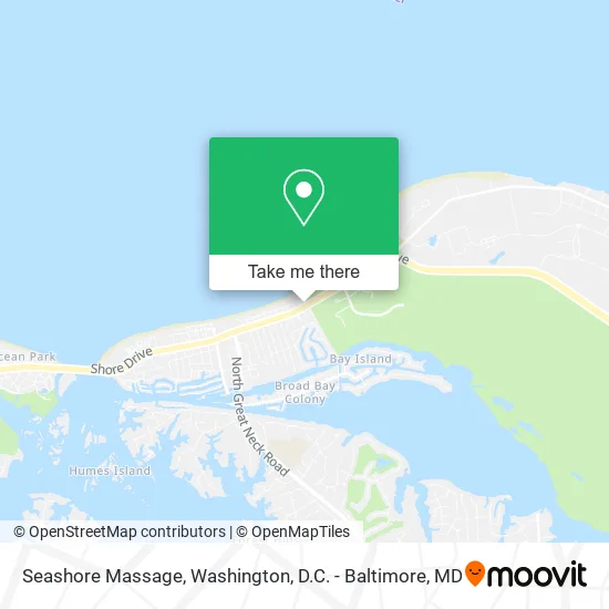 Mapa de Seashore Massage