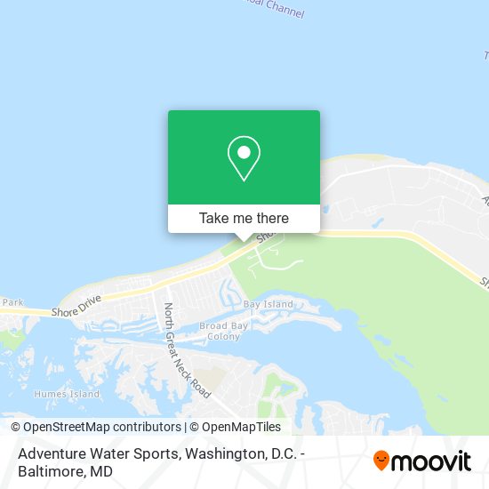 Adventure Water Sports map