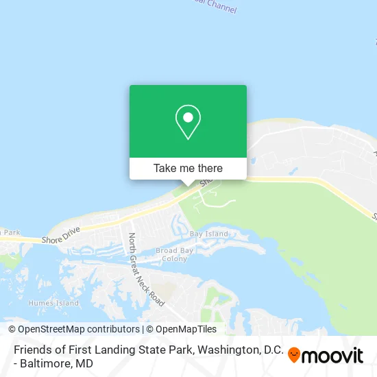 Mapa de Friends of First Landing State Park