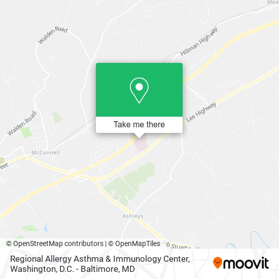 Regional Allergy Asthma & Immunology Center map