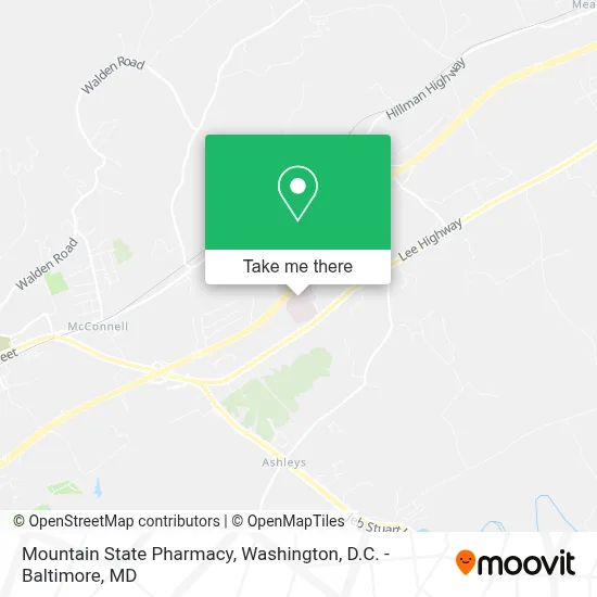 Mountain State Pharmacy map