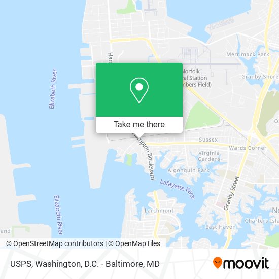 Mapa de USPS