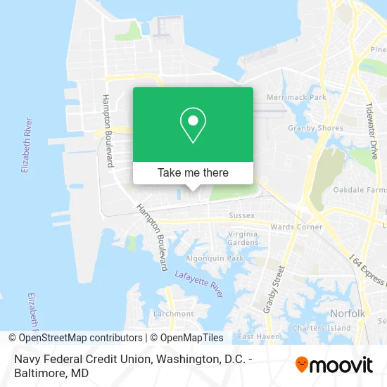 Navy Federal Credit Union map