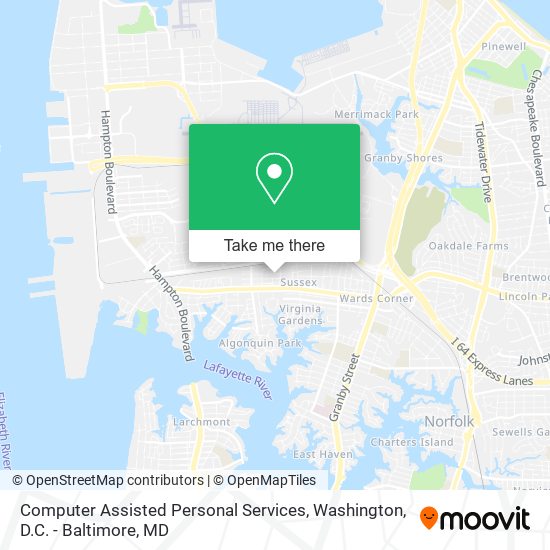 Mapa de Computer Assisted Personal Services
