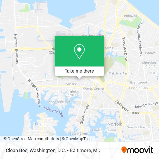 Clean Bee map
