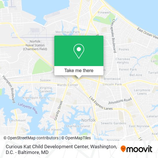 Curious Kat Child Development Center map
