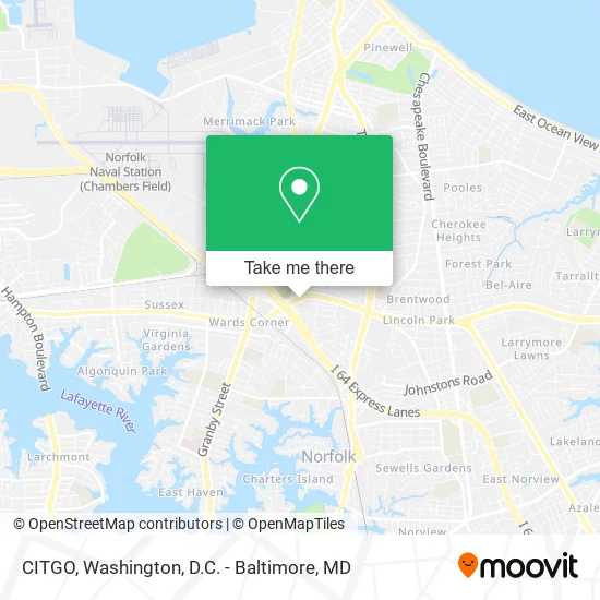 CITGO map