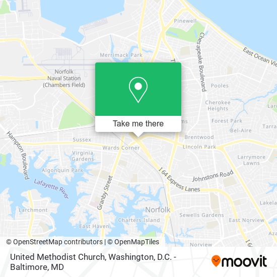 Mapa de United Methodist Church