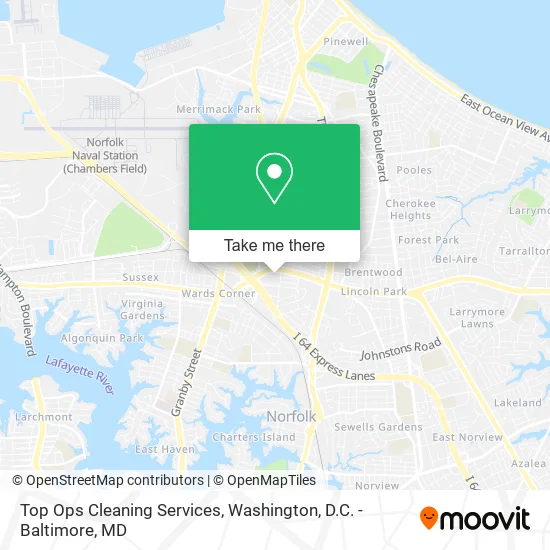 Top Ops Cleaning Services map