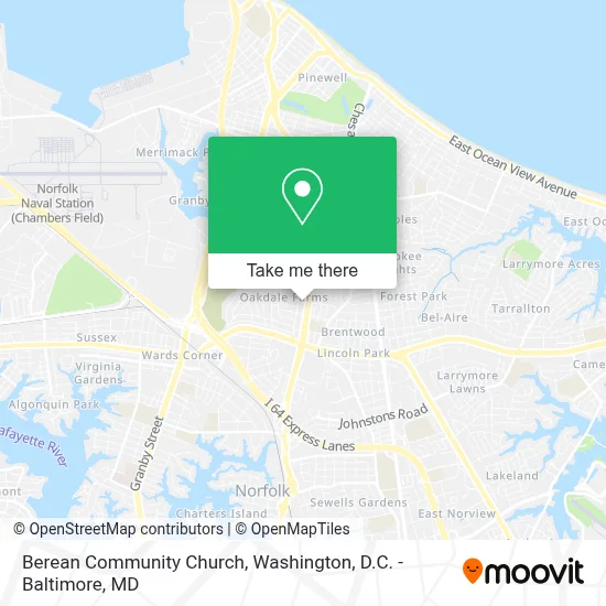 Berean Community Church map