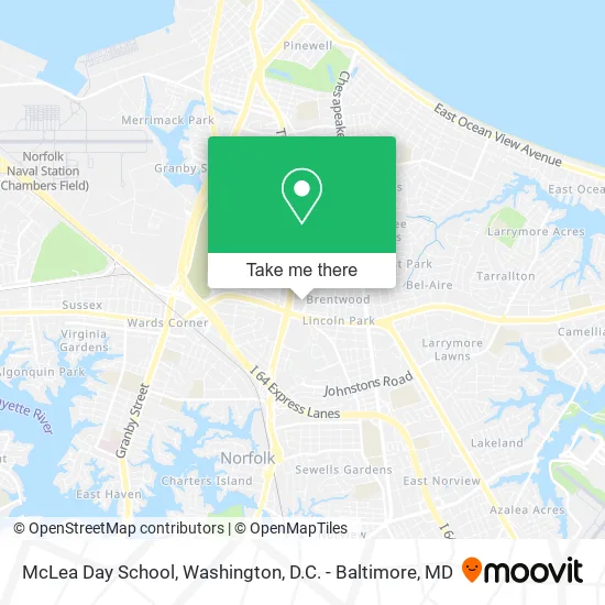 McLea Day School map