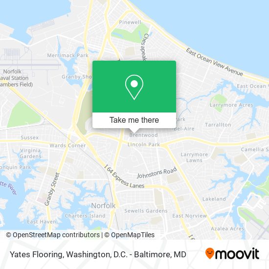 Yates Flooring map