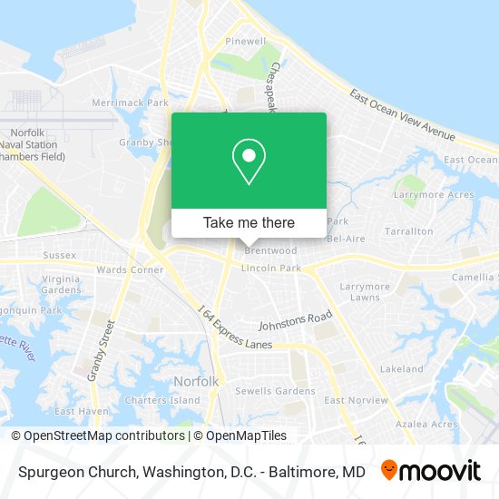 Mapa de Spurgeon Church