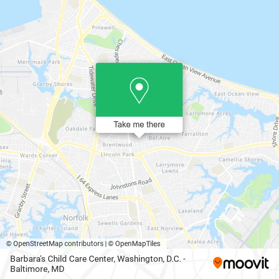 Barbara's Child Care Center map