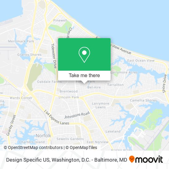 Mapa de Design Specific US