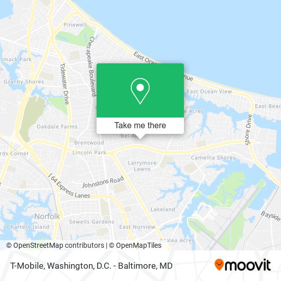 T-Mobile map