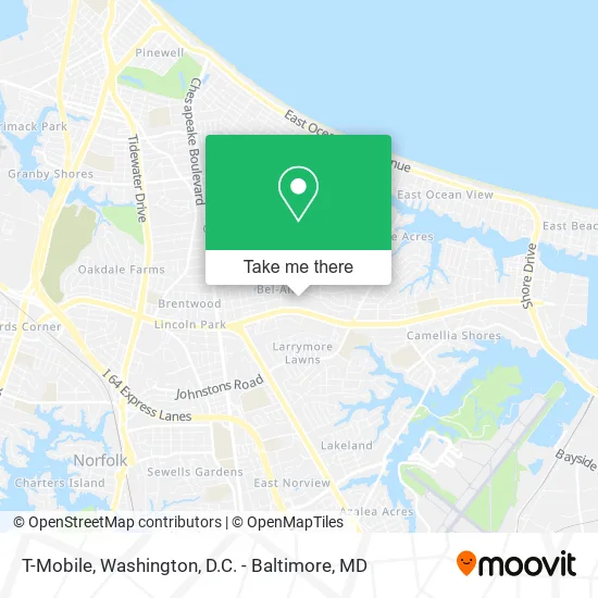 T-Mobile map
