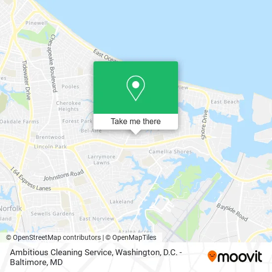 Ambitious Cleaning Service map