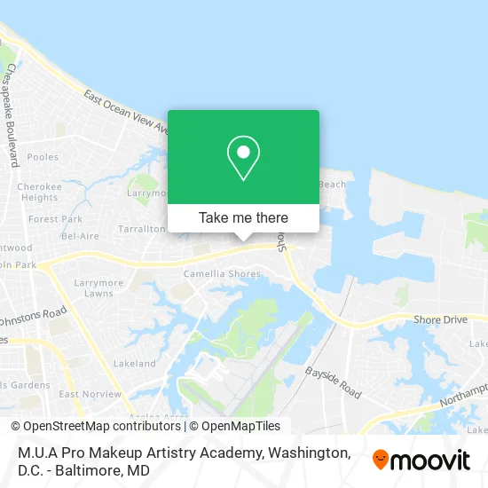 M.U.A Pro Makeup Artistry Academy map
