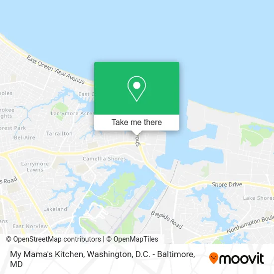 My Mama's Kitchen map