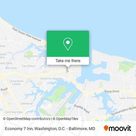 Economy 7 Inn map