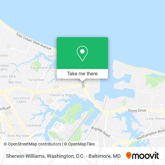 Sherwin-Williams map