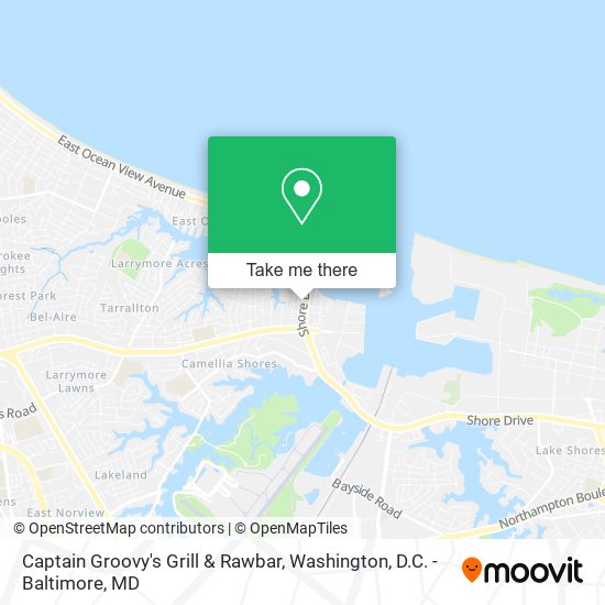 Mapa de Captain Groovy's Grill & Rawbar