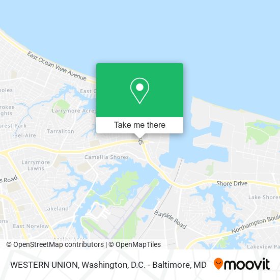 Mapa de WESTERN UNION