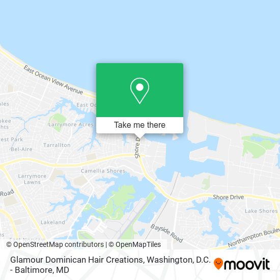 Glamour Dominican Hair Creations map