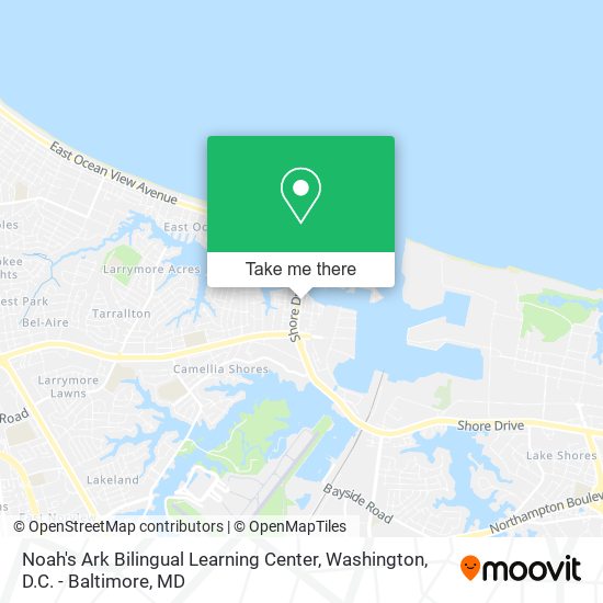 Mapa de Noah's Ark Bilingual Learning Center